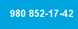 980 852-17-42 980 852-17-42